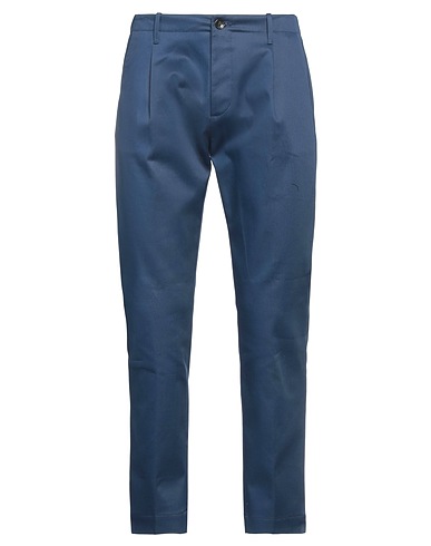 NINE IN THE MORNING Pantalone Blu navy 98% Cotone, 2% Poliuretano