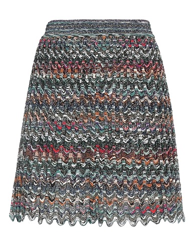 MISSONI Mini skirt Green 51% Wool, 24% Cupro, 14% Polyester, 11% Viscose