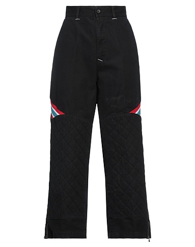 INCOTEX RED x FACETASM Casual pants Black 100% Cotton, Polyamide, Elastane
