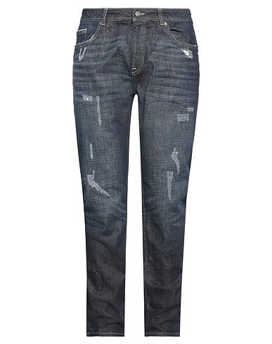 FRED MELLO Denim trousers Blue 99% Cotton, 1% Elastane