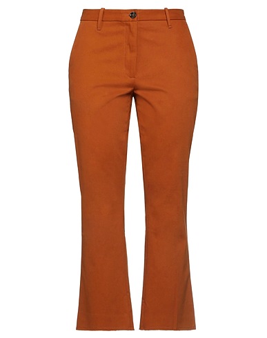 NINE IN THE MORNING Casual pants Tan 97% Cotton, 3% Elastane