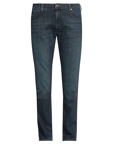 WRANGLER Denim pants Blue 82% Cotton, 16% Polyester, 2% Elastane
