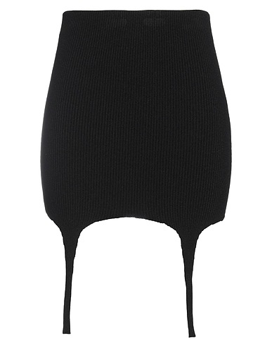 BALMAIN Mini skirt Black 78% Viscose, 16% Polyester, 6% Polyamide