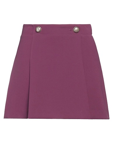 OTTOD'AME Mini skirt Mauve 100% Polyester