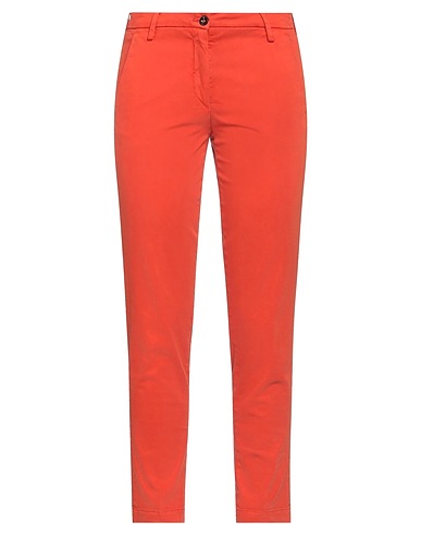 BRIGLIA 1949 Casual pants Rust 97% Cotton, 3% Elastane