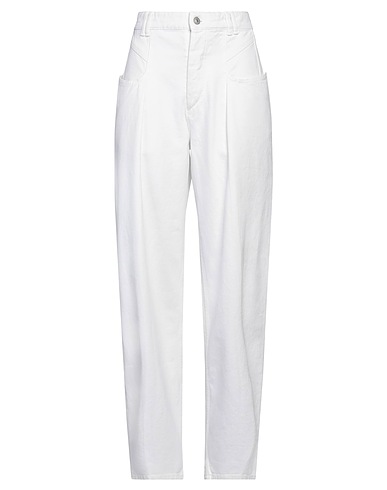 ISABEL MARANT Casual trouser White 100% Cotton