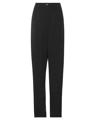 GLAMOROUS Casual trouser Black 50% Polyester, 50% Viscose