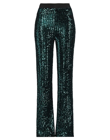 PINKO Pantalone Verde smeraldo 95% Poliestere, 5% Elastan