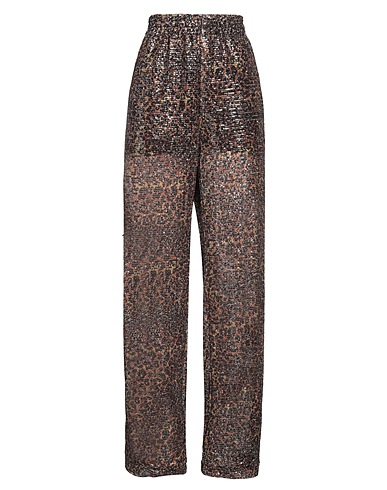 GCDS Casual pants Camel 97% Polyester, 3% Elastane