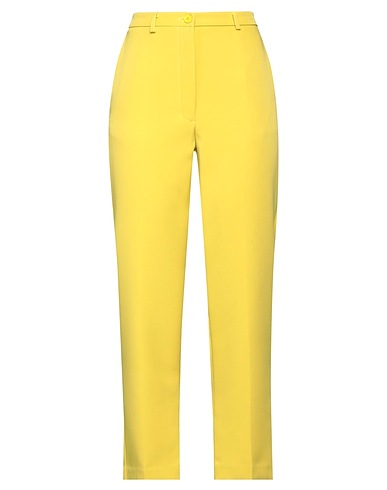 VICOLO Pantalone Verde lime 93% Poliestere, 7% Elastan