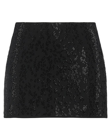 BLUMARINE Mini skirt Black 53% Viscose, 44% Acetate, 3% Elastane