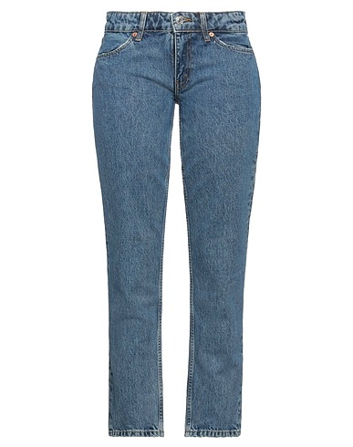 RE/DONE Denim trousers Blue 100% Organic cotton