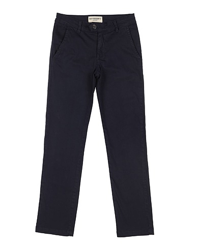 ROŸ ROGER'S Casual trouser Midnight blue 98% Cotton, 2% Elastane