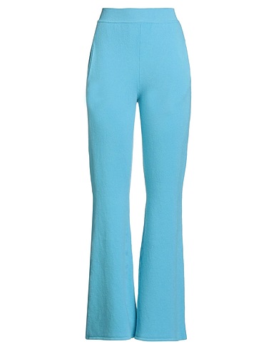ALBERTA FERRETTI Casual pants Azure 70% Virgin Wool, 30% Cashmere, Polyamide, Elastane