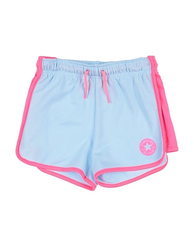 CONVERSE Shorts & Bermuda CHUCK PATCH MESH SHORT
 Sky blue 60% Cotton, 40% Polyester