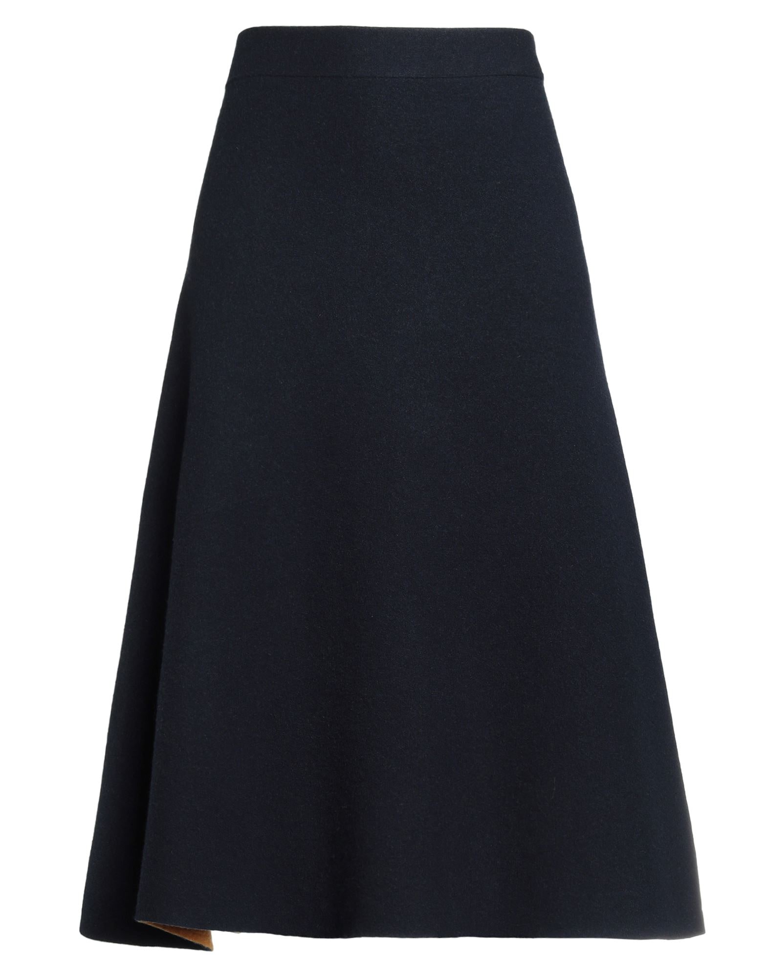 スカート JIL SANDER Long wool skirt Blue J02MA0248J14506 Jil Sander Long Wool Skirt - Blue - Women | J02MA0248J14506402