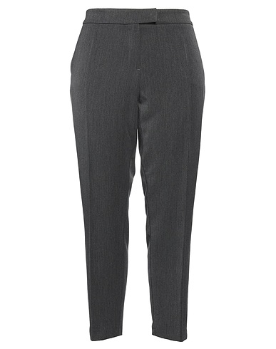 CLIPS MORE Casual trouser Grey 70% Polyester, 24% Viscose, 6% Elastane
