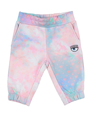 CHIARA FERRAGNI Casual trouser Pink 75% Polyester, 25% Cotton