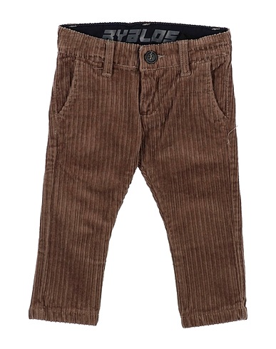 BYBLOS Casual trouser Khaki 98% Cotton, 2% Elastane