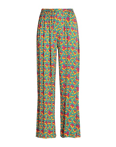 8 by YOOX Casual trouser MULTICOLOR SATIN PANTS

 Garnet 100% Viscose