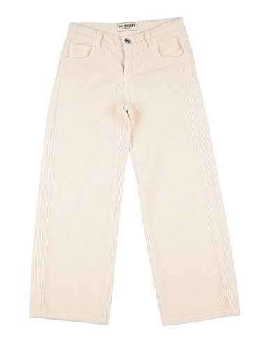 ROŸ ROGER'S Casual trouser Cream 99% Cotton, 1% Elastane