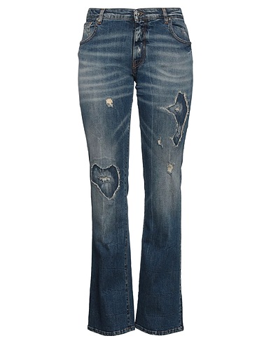 JOHN RICHMOND Denim trousers Blue 98% Cotton, 2% Elastane