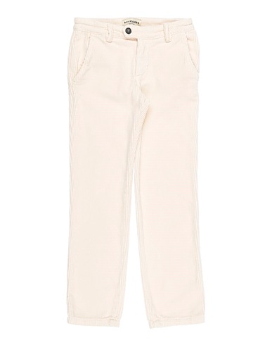 ROŸ ROGER'S Casual trouser Ivory 98% Cotton, 2% Elastane