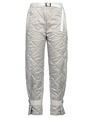 SACAI Casual trouser Light grey 100% Polyester, Nylon