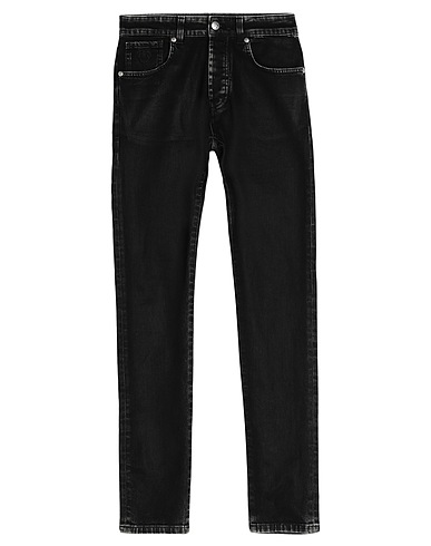 JOHN RICHMOND Denim trousers Black 98% Cotton, 2% Elastane