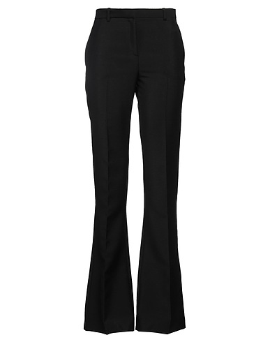 VERSACE Casual pants Black 60% Mohair wool, 40% Wool