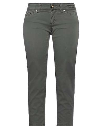 JACOB COHЁN Casual trouser Military green 97% Cotton, 3% Elastane