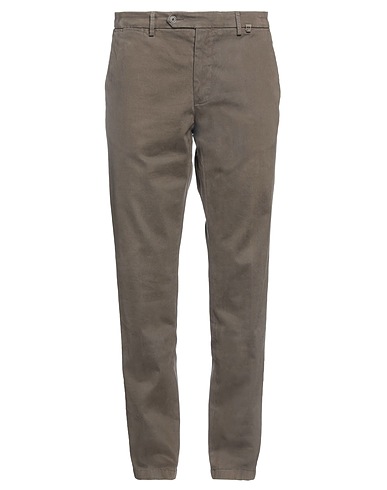 SANTANIELLO Casual pants Dark green 97% Cotton, 3% Elastane