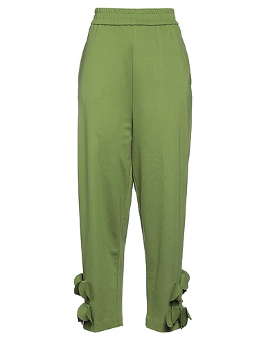 MEIMEIJ Pantalone Verde chiaro 68% Viscosa, 27% Poliammide, 5% Elastan, Acetato