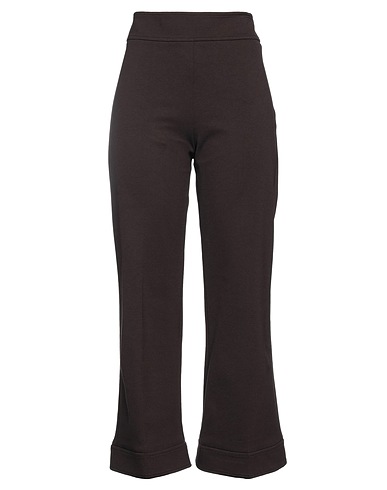 MEIMEIJ Casual trouser Dark brown 68% Viscose, 27% Polyamide, 5% Elastane