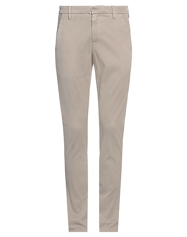 DONDUP Casual pants Taupe 97% Cotton, 3% Elastane
