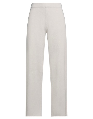 CLIPS Casual pants Off white 100% Virgin Wool
