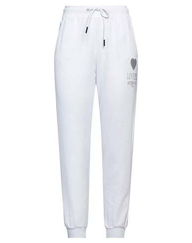 SCERVINO Casual trouser White 95% Cotton, 5% Elastane