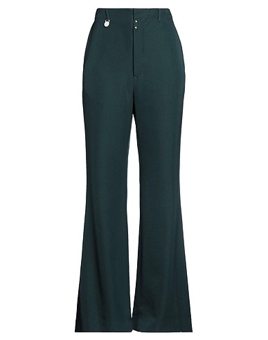 MM6 MAISON MARGIELA Casual trouser Deep teal 54% Virgin Wool, 46% Viscose