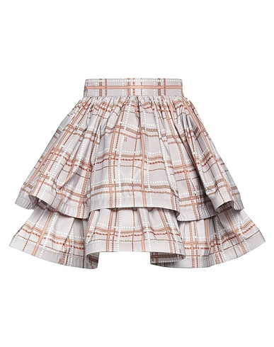 ELISABETTA FRANCHI Minigonna Grigio chiaro 100% Poliestere