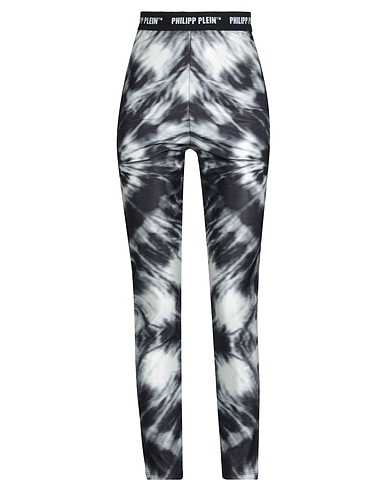 PHILIPP PLEIN Leggings Black 90% Polyester, 10% Elastane