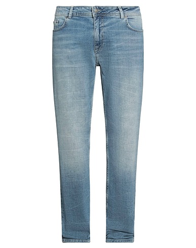 FRED MELLO Denim trousers Blue 98% Cotton, 2% Elastane