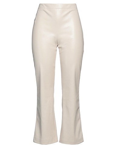 JUCCA Casual trouser Cream 65% Polyester, 35% Polyurethane