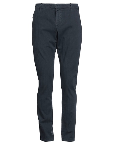 DONDUP Casual trouser Navy blue 78% Cotton, 21% Lyocell, 1% Elastane