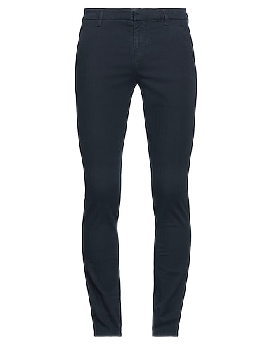 DONDUP Casual pants BLU NOTTE 78% Cotton, 21% Lyocell, 1% Elastane