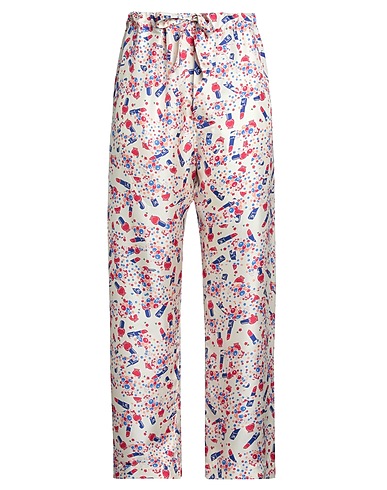 MAISON MARGIELA Casual trouser Ivory 100% Silk