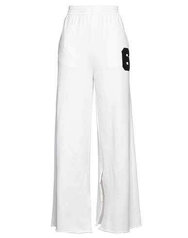 MM6 MAISON MARGIELA Casual pants White 100% Cotton