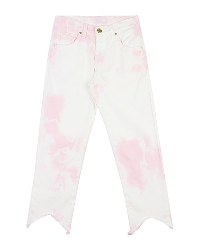 L:Ú L:Ú by MISS GRANT Denim trousers White 97% Cotton, 3% Elastane