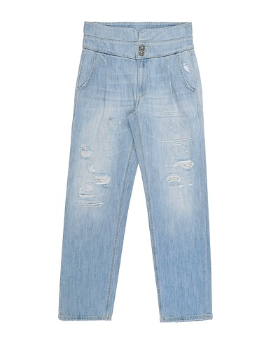 DONDUP Denim pants Blue 89% Cotton, 11% Elastomultiester