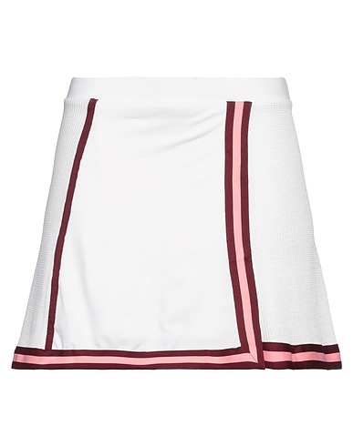 THE UPSIDE Mini skirt White 60% Recycled polyester, 24% Polyester, 8% Lyocell, 8% Elastane