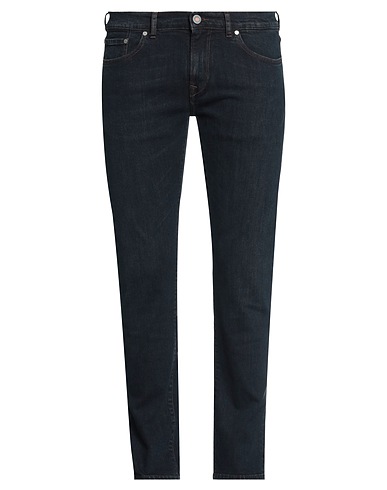 TELA GENOVA Denim trousers Blue 99% Cotton, 1% Elastane